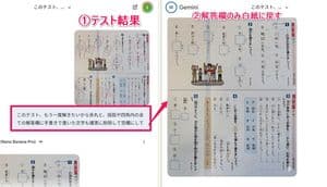 Prompt for clearing handwritten answers from a test image for reuse