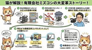 Anime-style Graphic Recording from Web Search Results