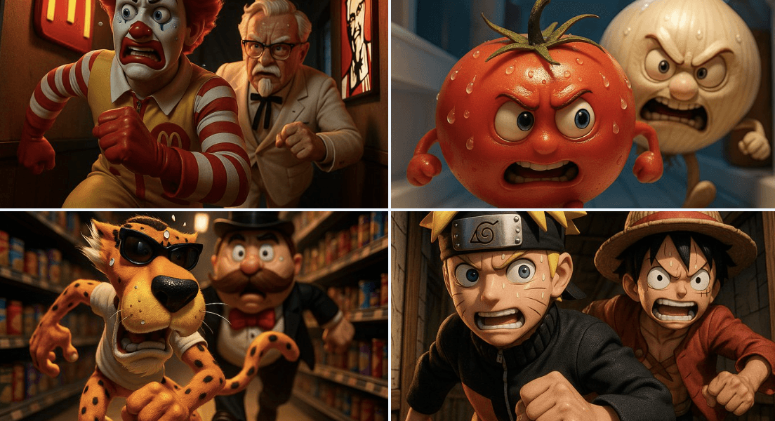 狭窄走廊里奔跑